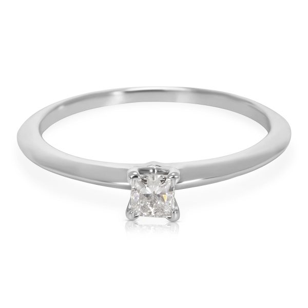 Tiffany Co Princess Diamond Engagement Ring in Platinum G VVS1 019 ctw Tiffany Co Princess Diamond Engagement Ring in Platinum G VVS1 019 ctw