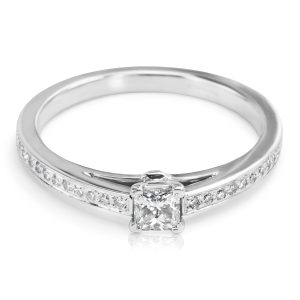 Tiffany Co Grace Diamond Engagement Ring in Platinum 030 ctw Cart