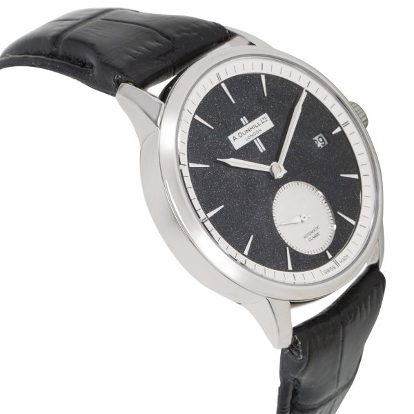 082400 rv Dunhill Classic Crushed Black Diamond DCM06848 Mens Watch in Stainless Steel