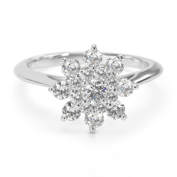 Tiffany Co Tiffany Co Blooming Flower Ring in Platinum 060 ctw