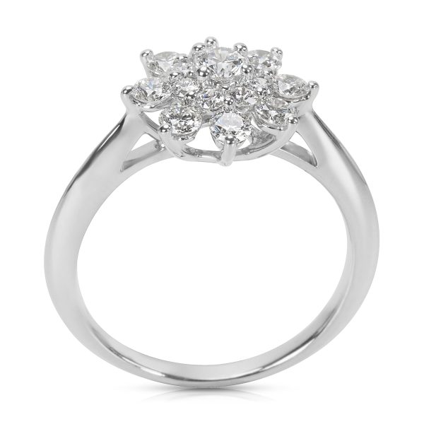 Tiffany Co Blooming Flower Ring in Platinum 060 ctw Tiffany Co Blooming Flower Ring in Platinum 060 ctw