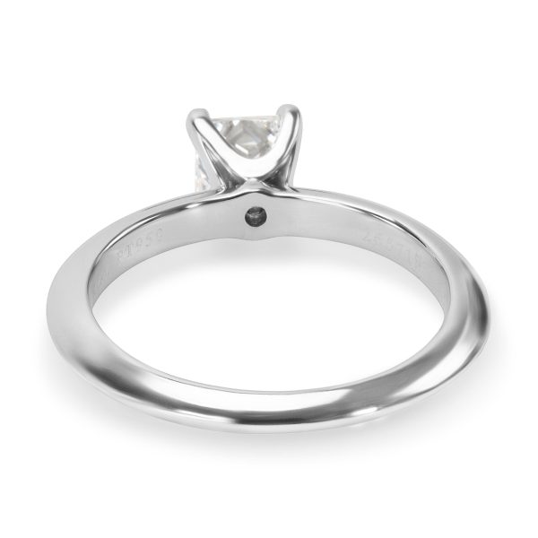 086075 bv 4694f413 3213 4da8 8d5f be885e971c81 Tiffany Co Solitaire Princess Diamond Engagement Ring in Platinum 053 ct