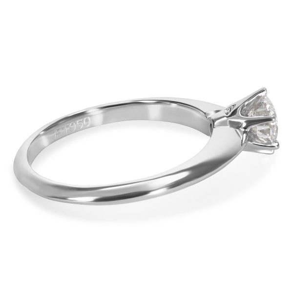 Solitaire Ring Platinum Solitaire Diamond Engagement Ring in Platinum 050 ctw