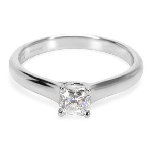 Tiffany Co Lucida Platinum Diamond Engagement Ring H VS1 039 CT Cart