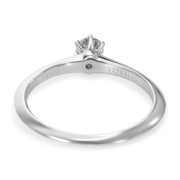 Rings Tiffany Co Diamond Engagement Ring in Platinum 027 ctw