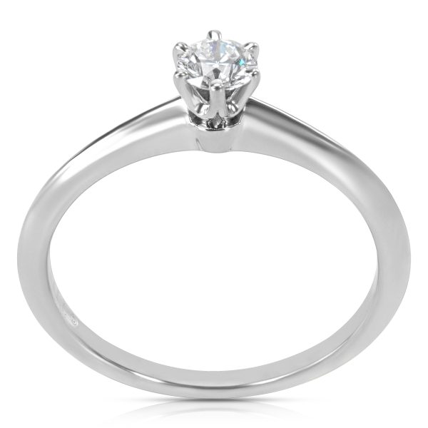 Tiffany Co Diamond Engagement Ring in Platinum 027 ctw Tiffany Co Diamond Engagement Ring in Platinum 027 ctw