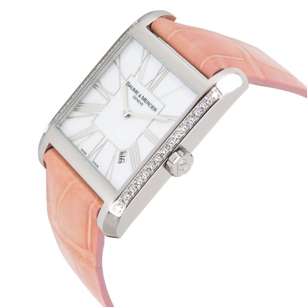 088460 lv Baume Mercier Hampton Square MOA08743 Ladies Watch in Stainless Steel