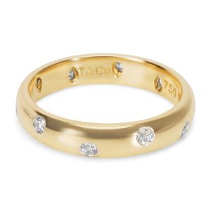 Tiffany Co Etoile Diamond Ring in 18K Gold Platinum 022 CTW Louis Vuitton Monogram Shoulder Bag Multicolor
