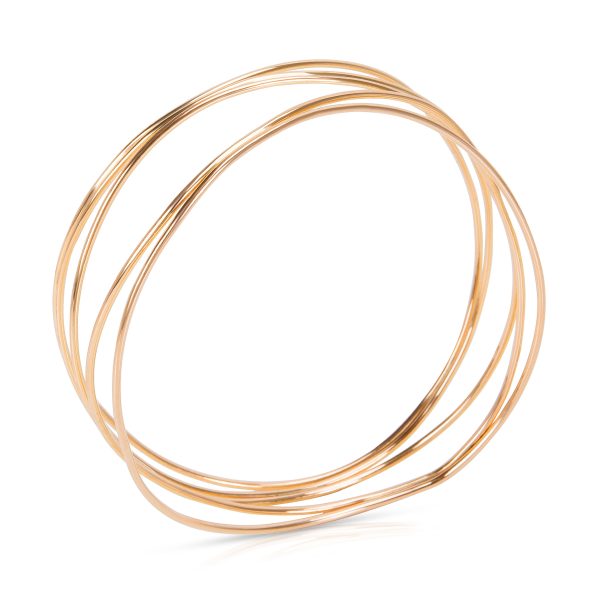 089128 pv Tiffany Co Elsa Peretti Five Row Wave Bangle in 18K Rose Gold