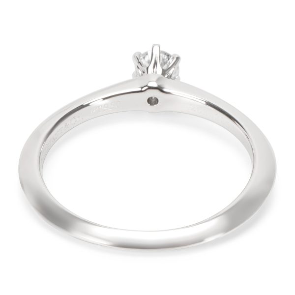 Tiffany Co Diamond Engagement Ring in Platinum GIA Certified 023 G VVS1 Tiffany Co Diamond Engagement Ring in Platinum GIA Certified 023 G VVS1