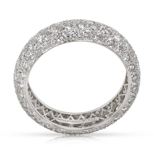 089510 pv a7376846 9df7 4bbd a61c 6f634a6045fb Tiffany Co Etoile 4 Rows Pave Diamond Ring in Platinum 290 Carats