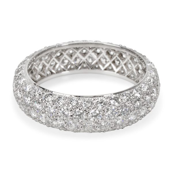 089510 sv 822fab53 de6f 4c50 8fab 37c82cd61f38 Tiffany Co Etoile 4 Rows Pave Diamond Ring in Platinum 290 Carats