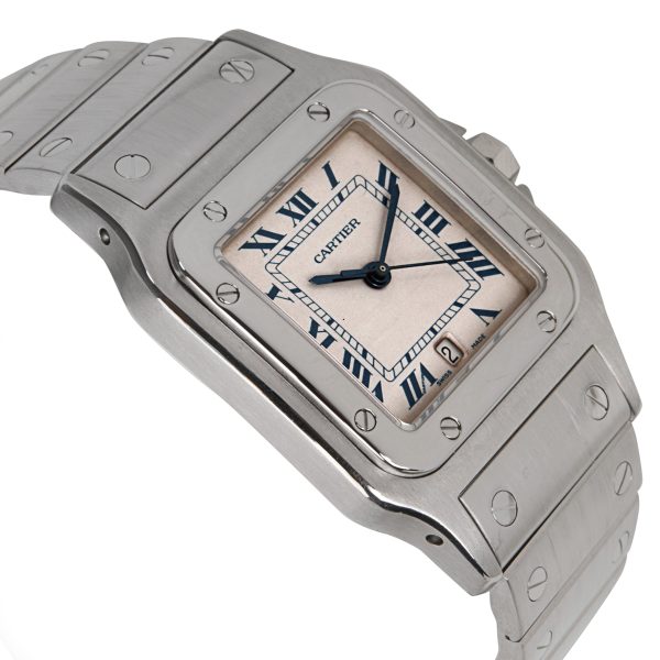 089662 rv 633b6880 0edb 48f1 b0f7 d033341a5a78 Cartier Santos Galbee W20060D6 Mens Watch in Stainless Steel