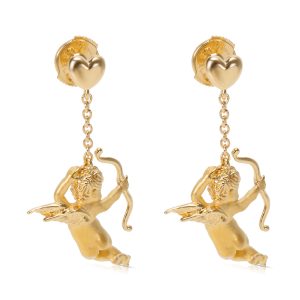 Carrera y Carrera Angelitos Drop Earrings in 18KT Yellow Gold Louis Vuitton Zippy Taurillon Wallet Black