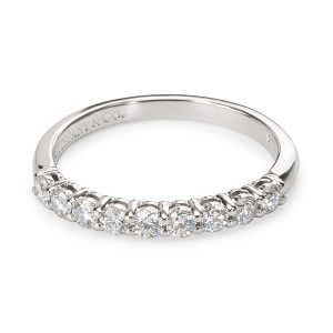 Tiffany Co Embrace Diamond 9 Stone Band in Platinum 14 CTW Cart