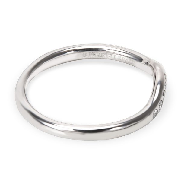 Band Platinum Tiffany Co Elsa Peretti Wedding Band in Platinum 006 ctw