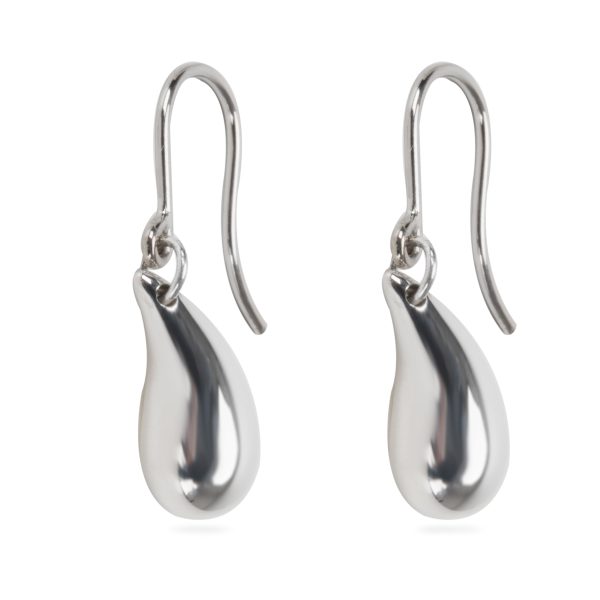 Tiffany Co Elsa Peretti Tear Drop Earrings in Sterling Silver Tiffany Co Elsa Peretti Tear Drop Earrings in Sterling Silver