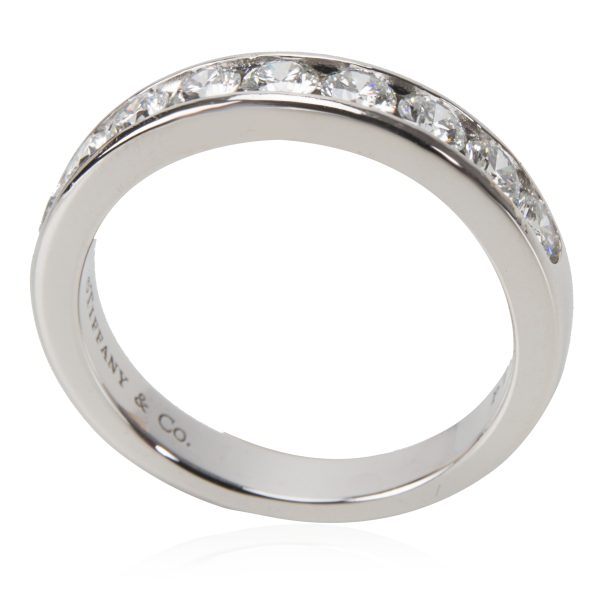 090984 pv Tiffany Channel Diamond Wedding Band in Platinum 081 ctw