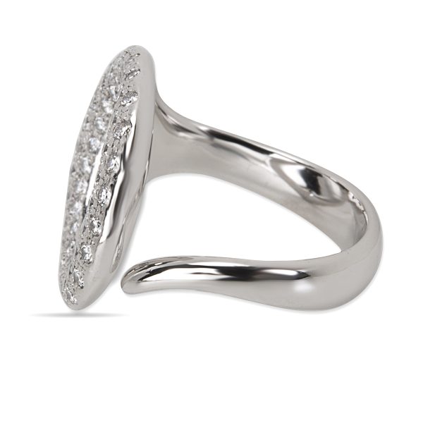 Tiffany Co Elsa Peretti Sevillana Diamond Ring in Platinum 080 CTW Tiffany Co Elsa Peretti Sevillana Diamond Ring in Platinum 080 CTW