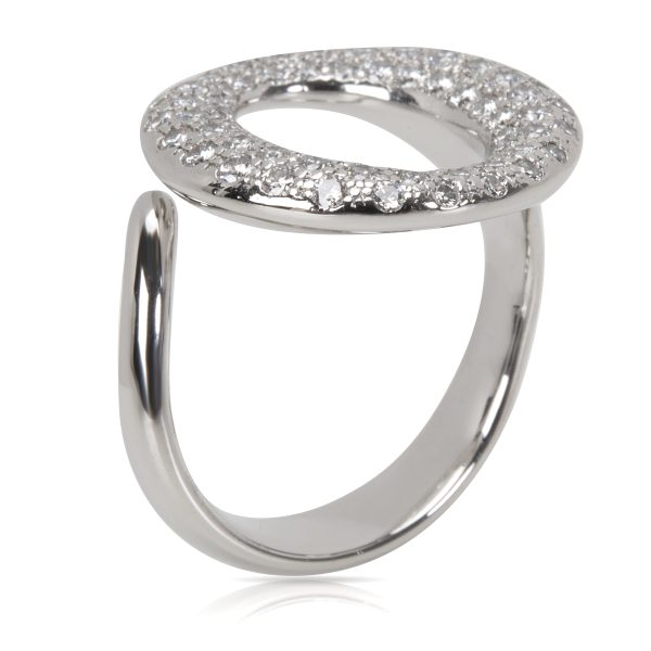 Platinum Fashion Ring Tiffany Co Elsa Peretti Sevillana Diamond Ring in Platinum 080 CTW