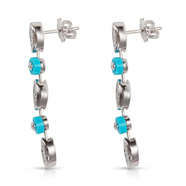 091566 sv Roberto Legnazzi srl Diamond Drop Earring in 18K White Gold 053CTW