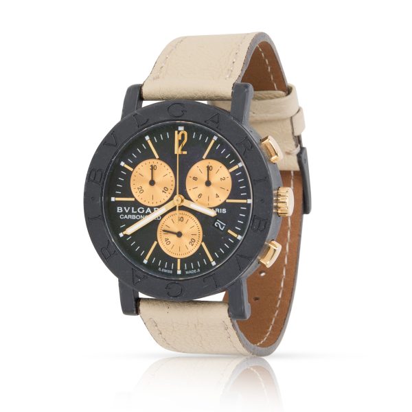 Bulgari Carbon Gold BB 38 CL CH Mens Watch in PVD Bulgari Carbon Gold BB 38 CL CH Mens Watch in PVD