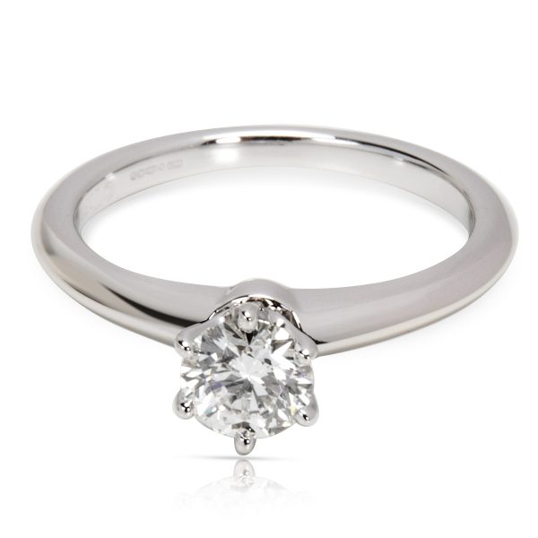 Rings Tiffany Co Diamond Solitaire Ring in Platinum 044 CTW