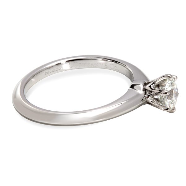 Engagement Ring Platinum Tiffany Co Diamond Solitaire Ring in Platinum 044 CTW