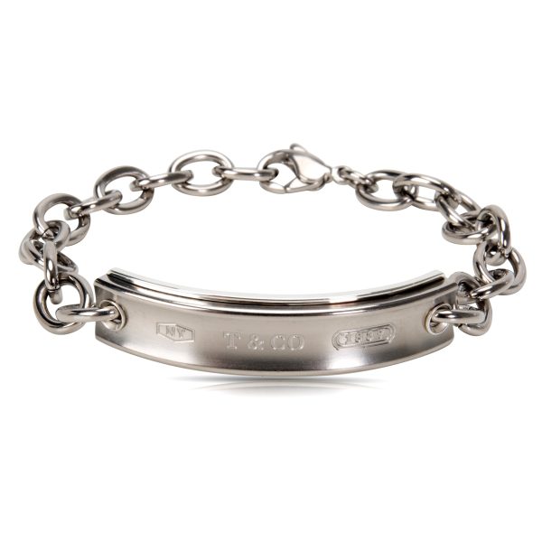 Tiffany Co Galaxy 1837 ID Bracelet in Sterling Silver Titanium Tiffany Co Galaxy 1837 ID Bracelet in Sterling Silver Titanium