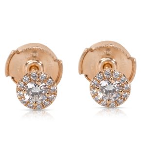 Tiffany Co Diamond Soleste Earrings in 18K Rose Gold 032 CTW Cartier Astro Secret Love Band in 18K 2 Tone Gold