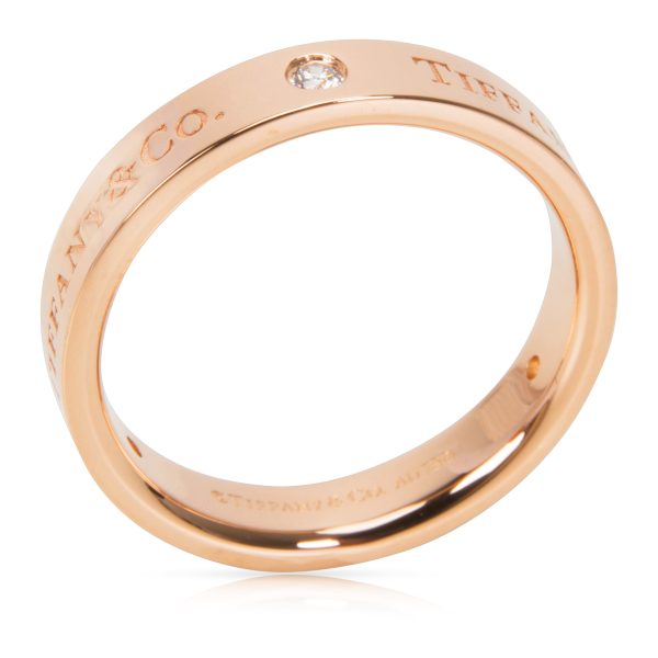 Band Rose Gold Tiffany Co Diamond Band in 18K Rose Gold