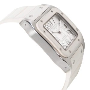 Cartier Santos 100 W20121U2 Womens Watch in Stainless Steel Cart