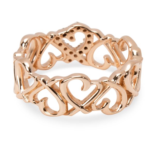 093428 bv Tiffany Co Paloma Picasso Loving Heart Band in 18K Rose Gold