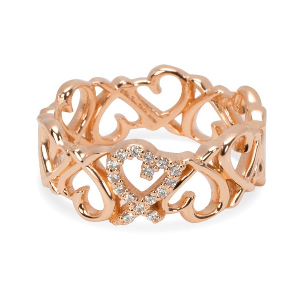 Tiffany Co Paloma Picasso Loving Heart Band in 18K Rose Gold Tiffany Co Paloma Picasso Loving Heart Band in 18K Rose Gold