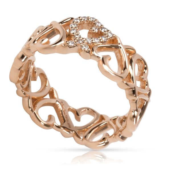 093428 pv Tiffany Co Paloma Picasso Loving Heart Band in 18K Rose Gold