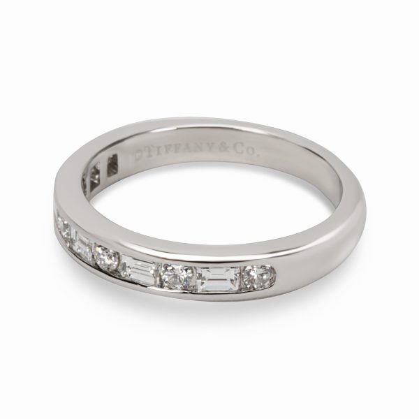 093444 sv 0c78f419 1c95 4928 82e5 5918be6e2c53 Tiffany Co Round Baguette Diamond Band in Platinum 044 ctw