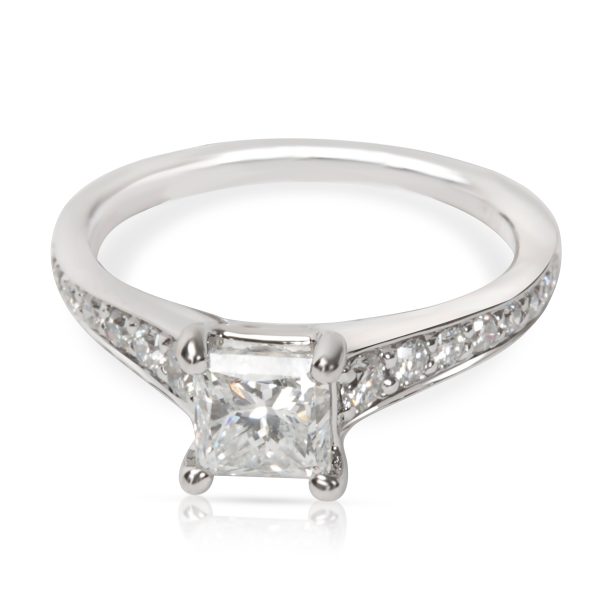 Gemma by WP Diamonds Princess Cut Diamond Engagement Ring in 18K White Gold 130CTW