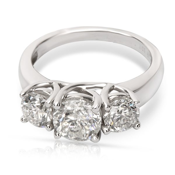 Gemma by WP Diamonds Three Stone Diamond Engagement Ring in 14K White Gold 250 CTW