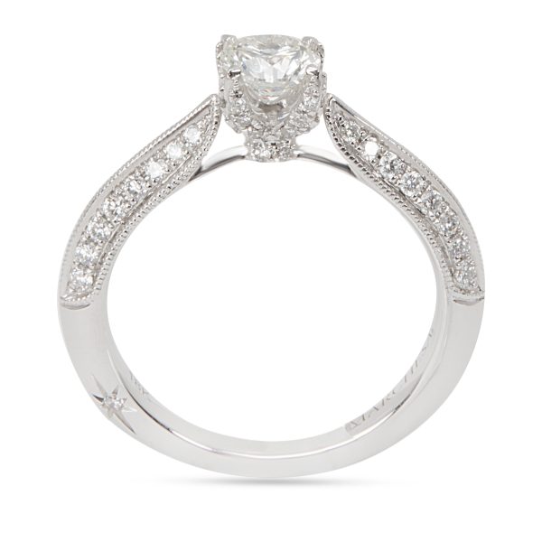 Marchesa Diamond Engagement Ring in 18K White Gold 087CTW Marchesa Diamond Engagement Ring in 18K White Gold 087CTW