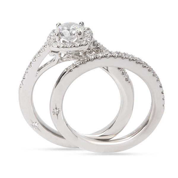 Marchesa Diamond Engagement Bridal Set in18KT White Gold 125CTW Marchesa Diamond Engagement Bridal Set in18KT White Gold 125CTW