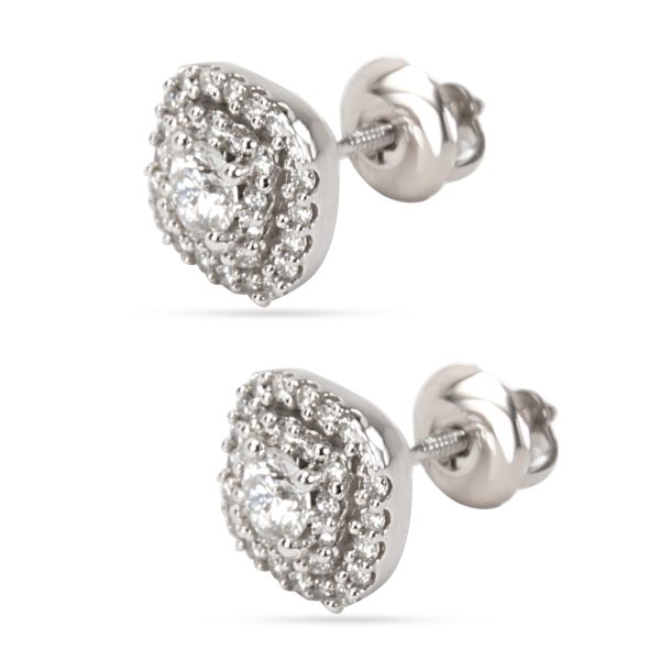 093685 sv 787f843c 55d2 4c48 8118 477d743c66a1 Double Halo Diamond Earrings in 14K White Gold 06CTW