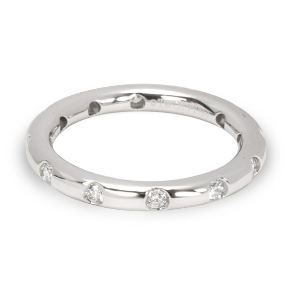 Rings Tiffany Co Diamond Wedding Band in Platinum 024 CTW