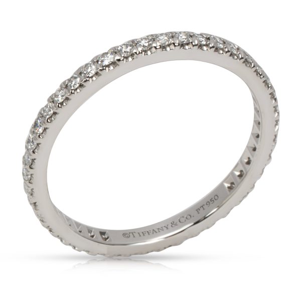 093723 sv Tiffany Co Soleste Diamond Eternity Band in Platinum 034 CT