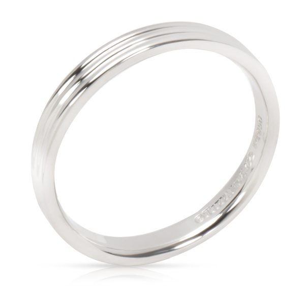 093779 pv Tiffany Co Three Line Band in Platinum