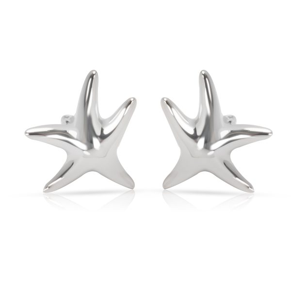 Tiffany Co Elsa Peretti Starfish Earrings in Sterling Silver Tiffany Co Elsa Peretti Starfish Earrings in Sterling Silver