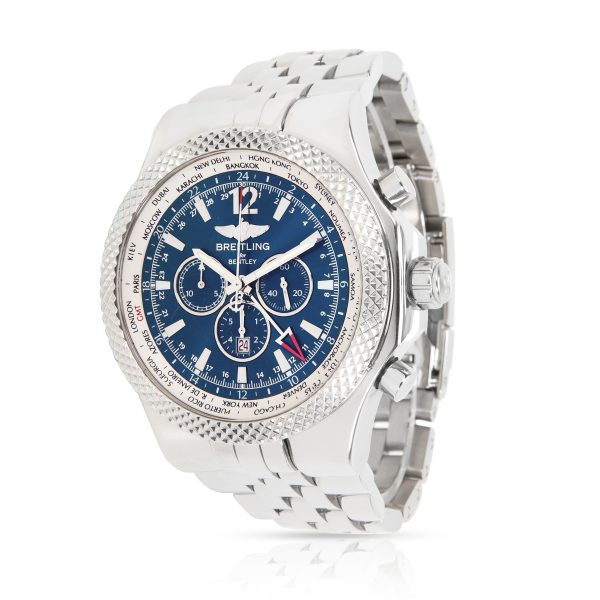 Breitling Bentley GMT A47362 Mens Watch in Stainless Steel Breitling Bentley GMT A47362 Mens Watch in Stainless Steel