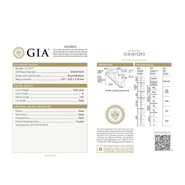 094709 stamp e83d1e4b 6e90 42f0 98e0 60253e41009c GIA Certified Diamond Stud Earring in 14K White Gold H I SI1 1 CTW