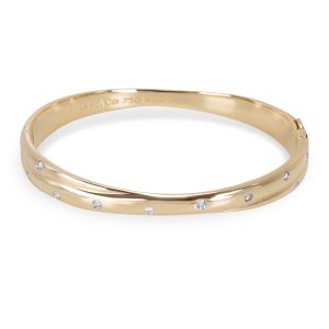 Tiffany Co Twist Etoile Bangle in Platinum 18K Yellow Gold 13 CTW Louis Vuitton Totally MM Shoulder Bag Monogram Brown