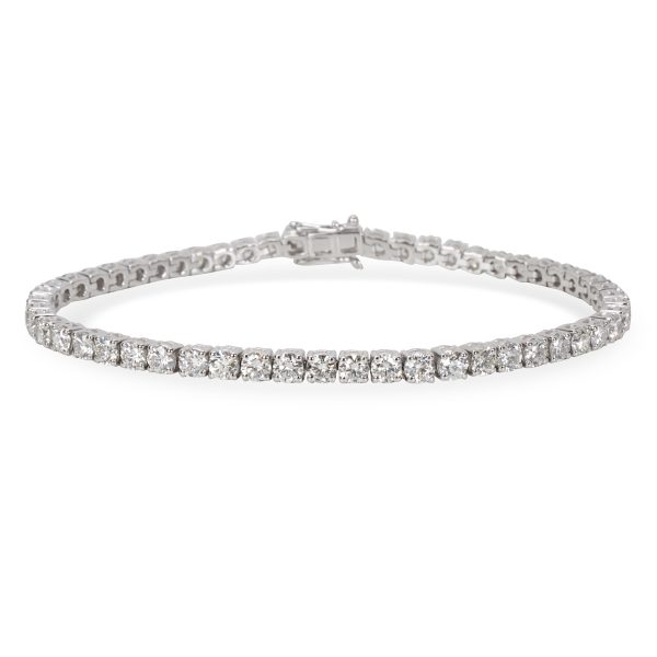 Diamond Tennis Bracelet in 18K White Gold 605 CTW F G VS SI1 Diamond Tennis Bracelet in 18K White Gold 605 CTW F G VS SI1