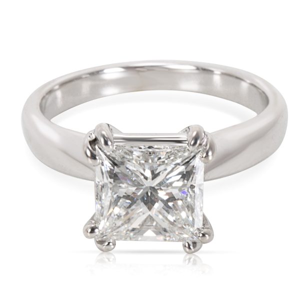 Ritani Ritani Princess Cut Diamond Engagement Ring in 14K White Gold G VS2 151 CT